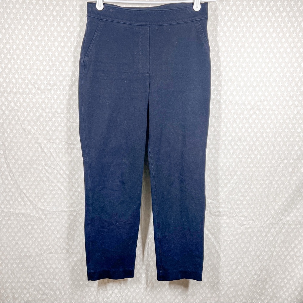 Spanx Women Trouser Pants Sz S Dark Blue The Perfect Ponte Pull On‎ High Rise